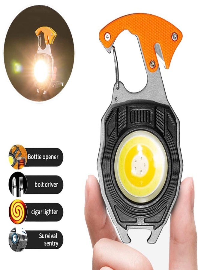 Bennort Rechargeable LED Flashlights Torch 7 Light Mode with Lighter, Whistle, Screwdriver, Bottle Opener, Magnet Base 800 Lumen Portable Emergency COB Light for Camping, Outoor, Hiking - Image 2
